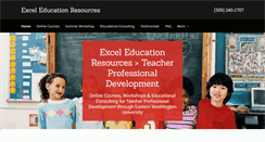 Desktop Screenshot of exceleducationresources.com